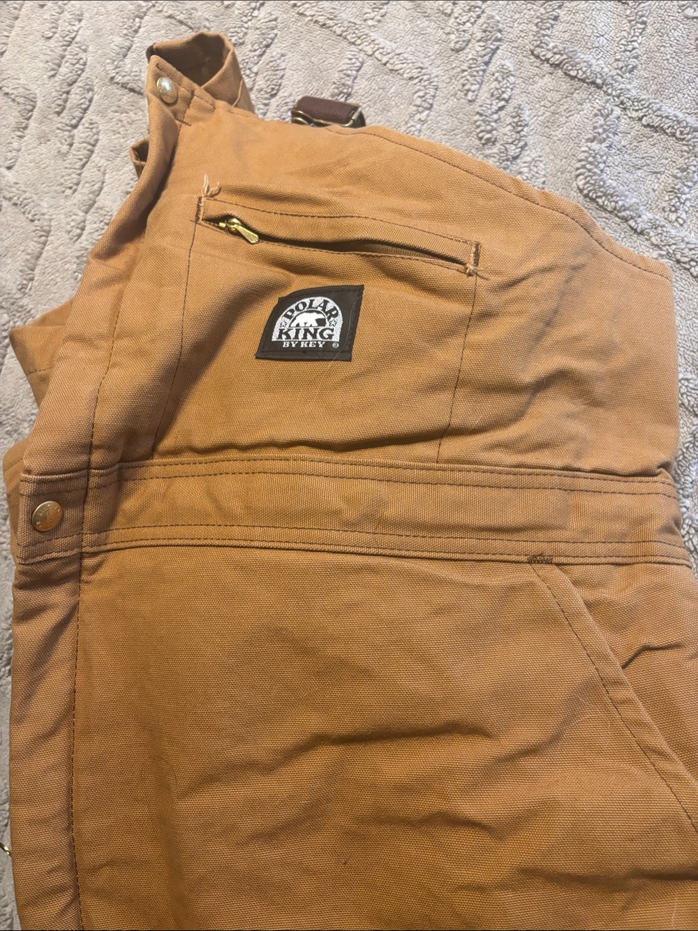 Tan Cargo Work Pants - Men's Durable Utility Style winter coveralls